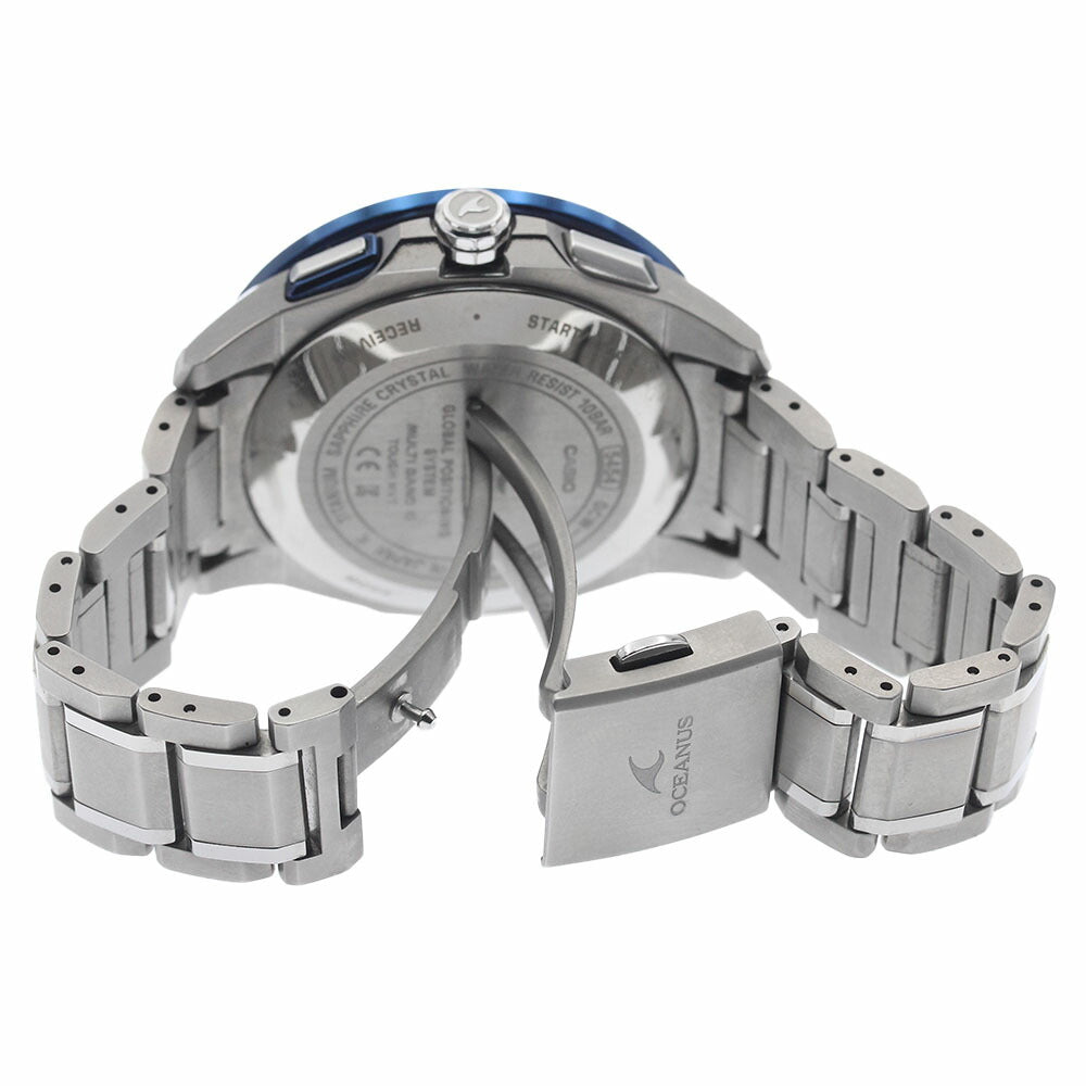 CASIO OCW-G1200-1AJF Oceanus GPS Date Solar Radio Controlled Men's Watch (Good Condition)