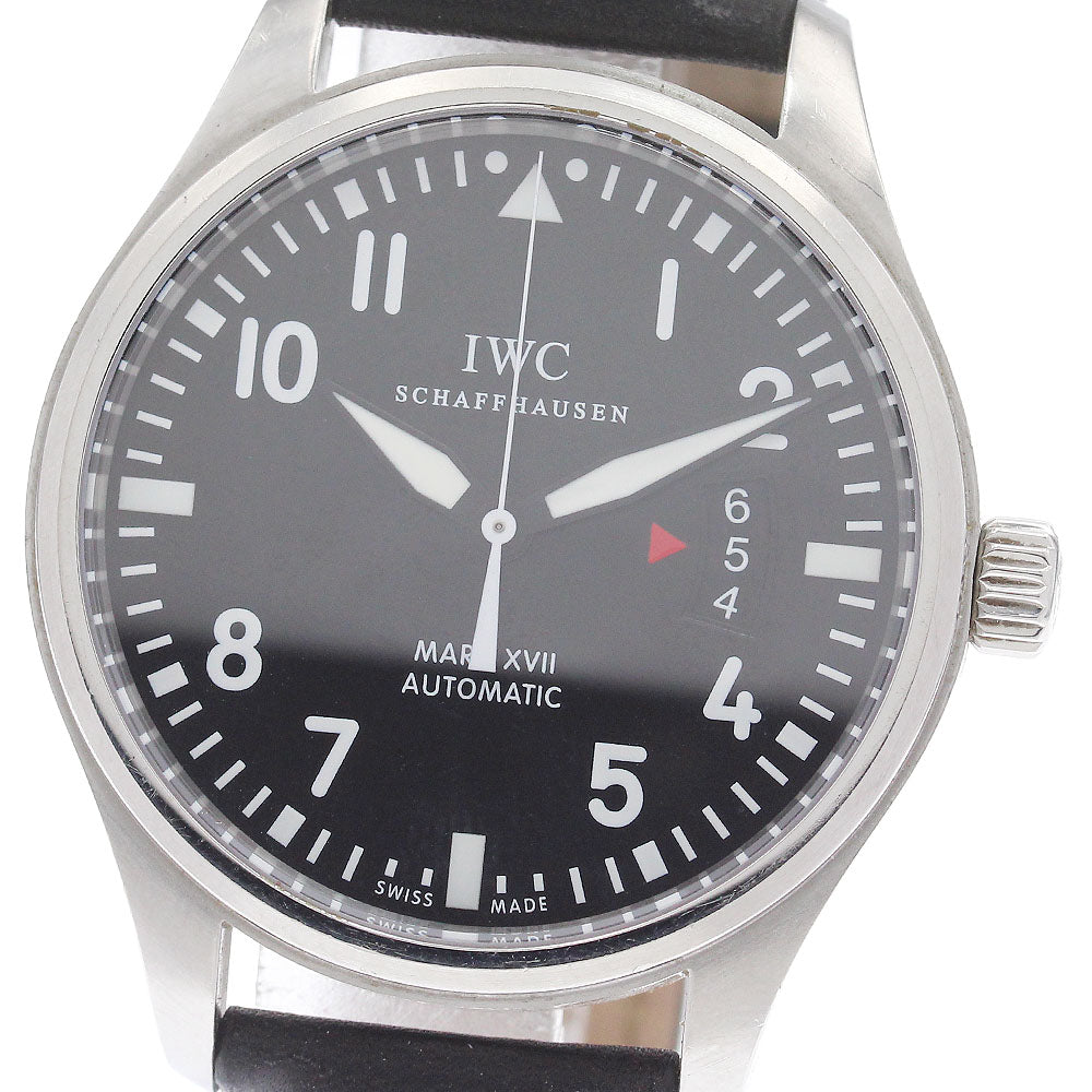 IWC SCHAFFHAUSEN IW326501 Pilot's Watch Mark XV2 Date Automatic Men's Watch with Warranty Card
