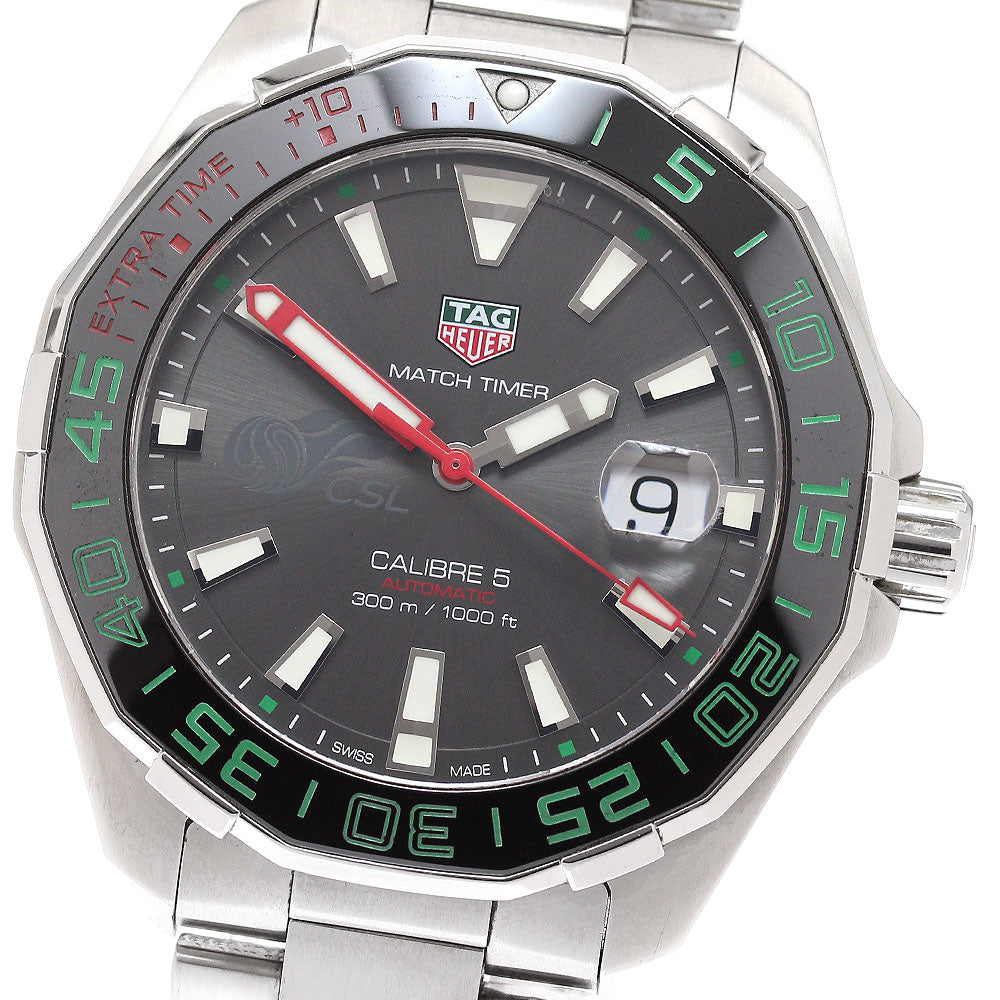 TAG Heuer Way201E Aquaracer Match Timer Caliber 5 Automatic Men's Watch (Good Condition)