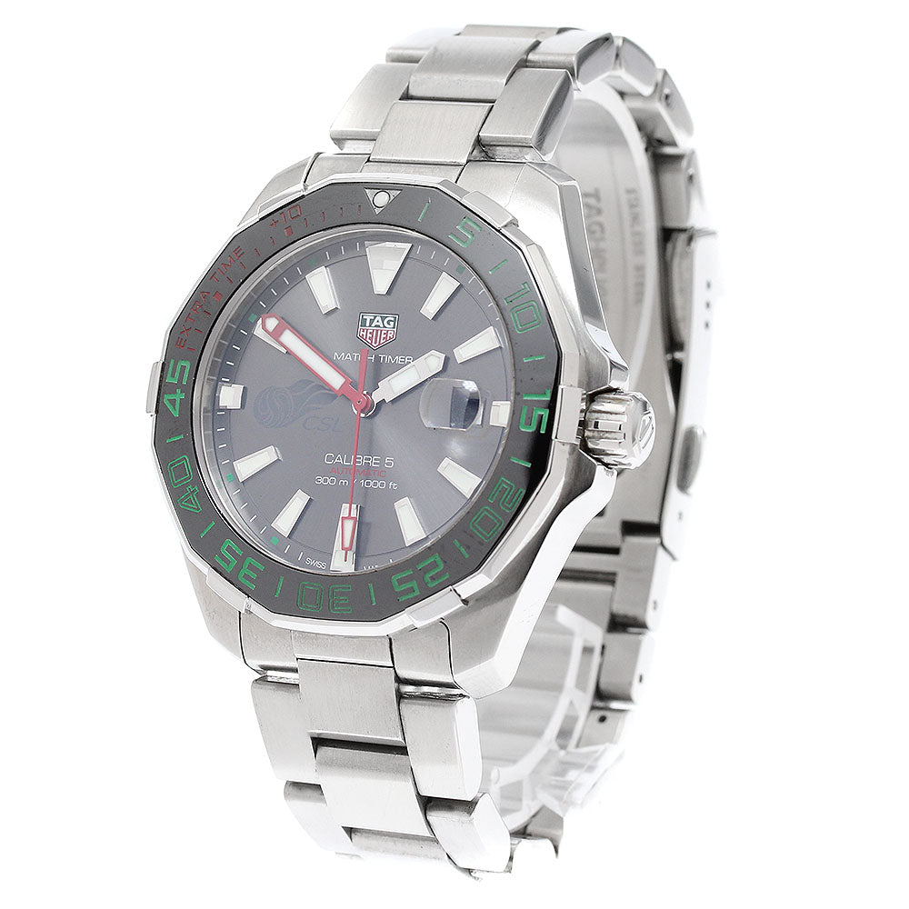 TAG Heuer Way201E Aquaracer Match Timer Caliber 5 Automatic Men's Watch (Good Condition)