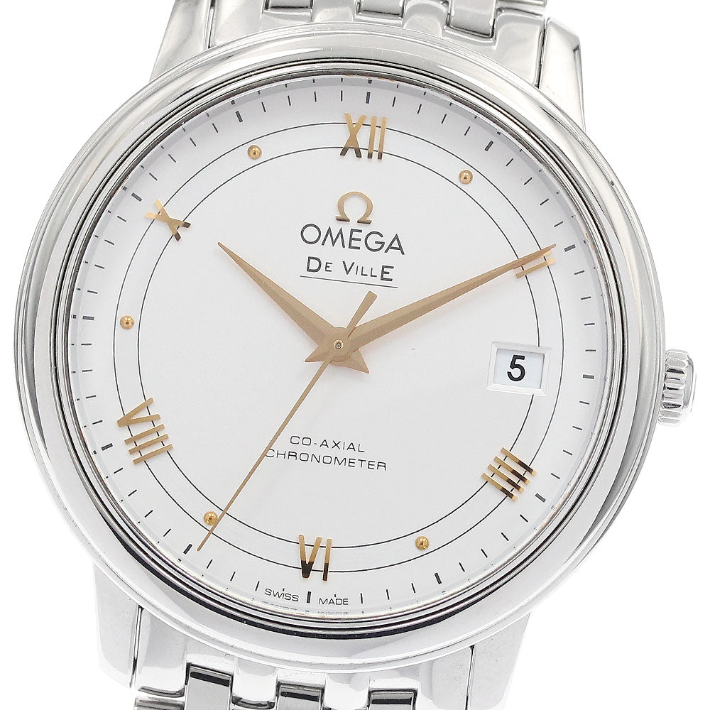 OMEGA 424.10.37.20.02.002 De Ville Prestige Co-Axial Automatic Men's Watch with Warranty