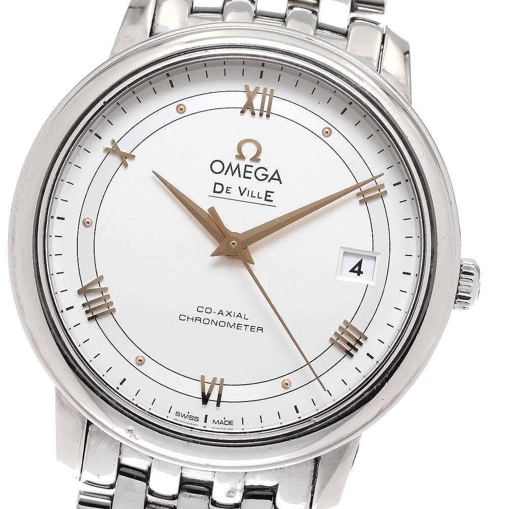 OMEGA 424.10.37.20.02.002 De Ville Prestige Co-Axial Automatic Men's Watch with Warranty