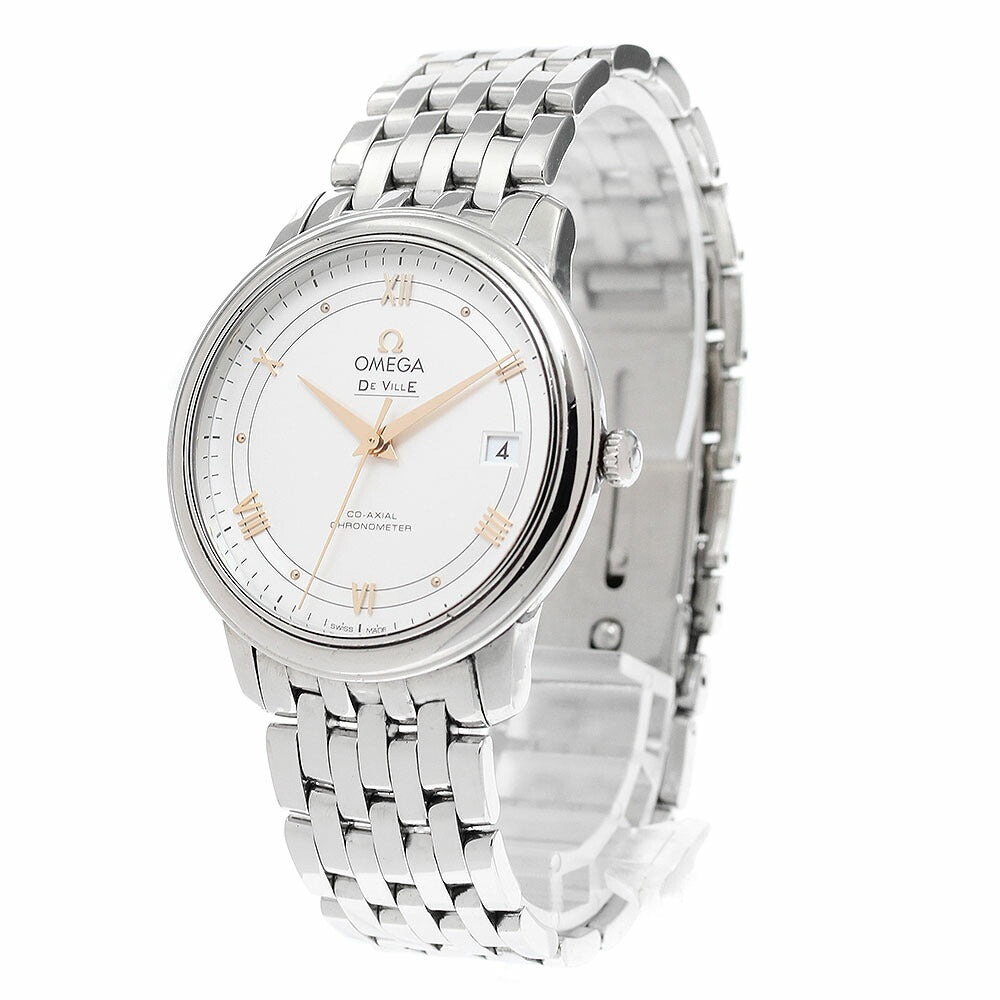 OMEGA 424.10.37.20.02.002 De Ville Prestige Co-Axial Automatic Men's Watch with Warranty