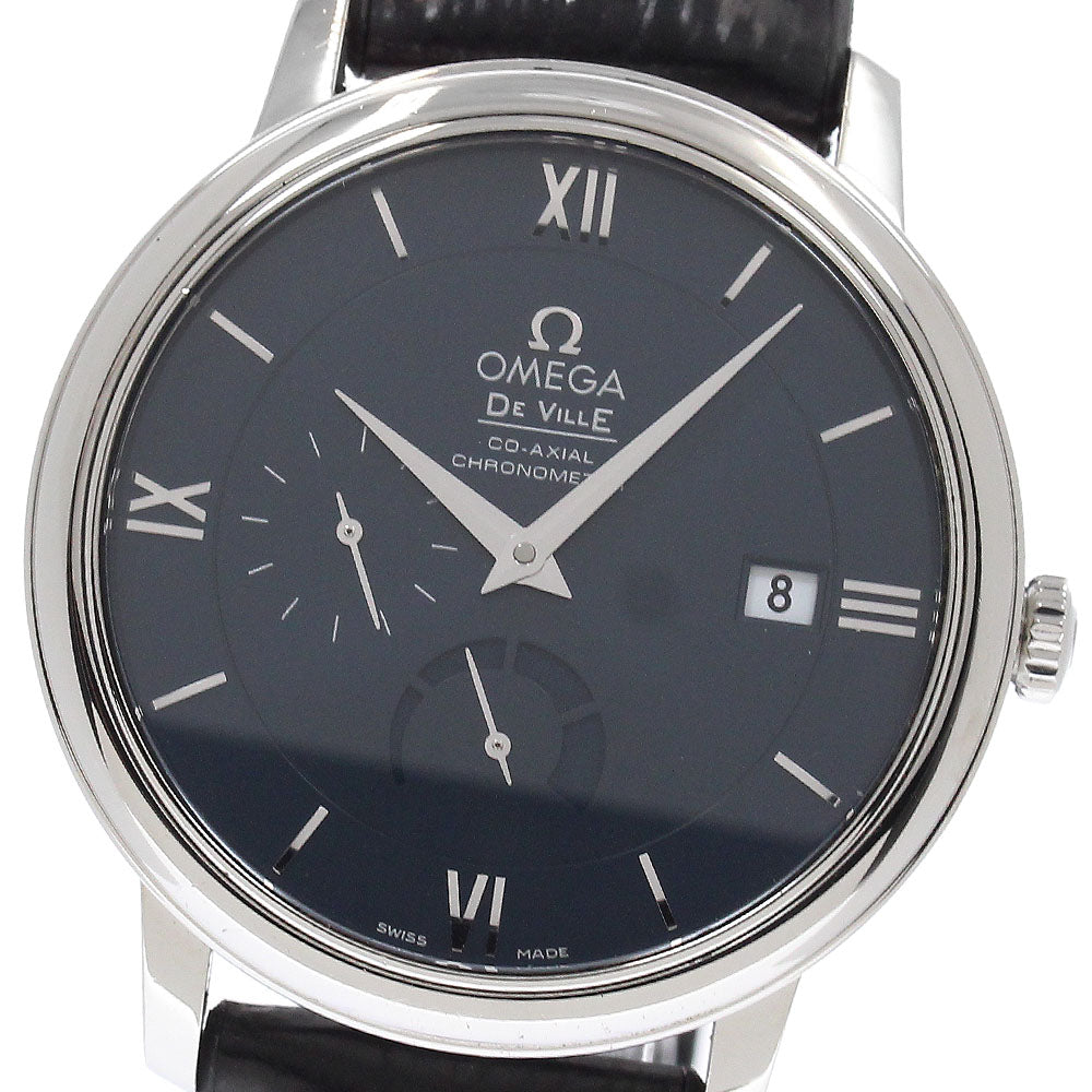 OMEGA 424.13.40.21.03.001 De Ville Prestige Power Reserve Date Automatic Men's Watch with Warranty