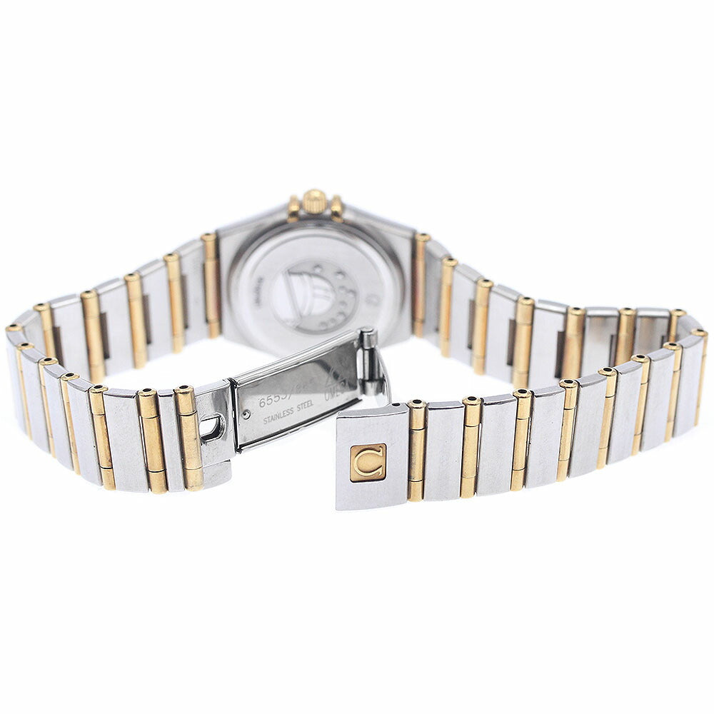 OMEGA 1267.15 Constellation Diamond Bezel 12P Diamond Full Bar Quartz Ladies