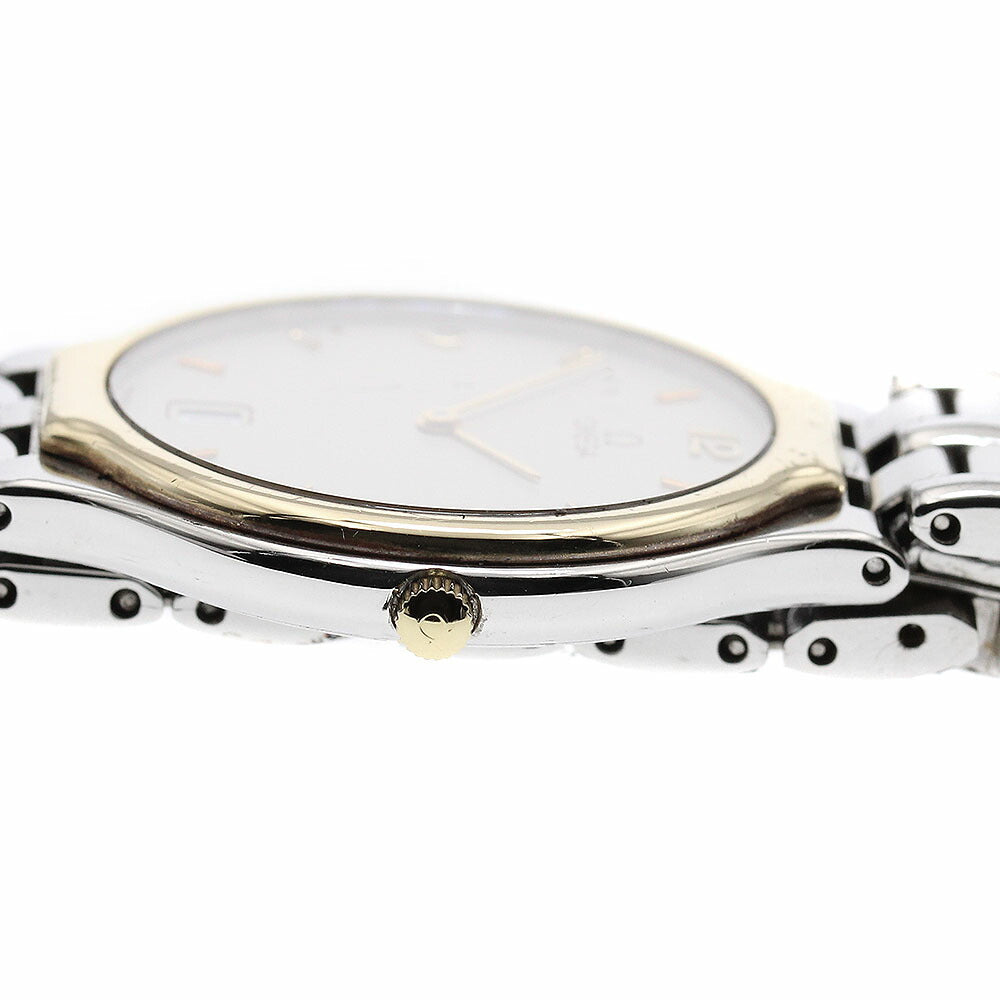 OMEGA 4330.62 De Ville YG Bezel Date Quartz Men's Watch with Warranty