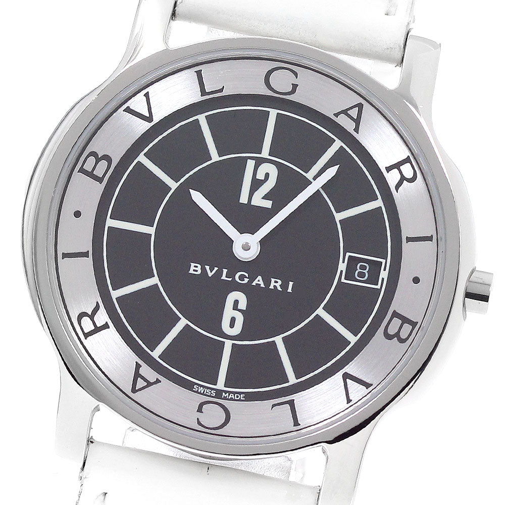 BVLGARI ST35S Solo Tempo Date Quartz Men's Watch