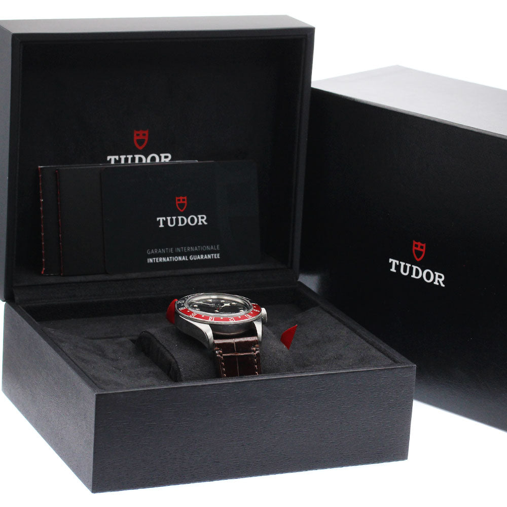 TUDOR 79830RB Black Bay GMT Date Automatic Men's Watch Excellent Condition with Box and Warranty Card