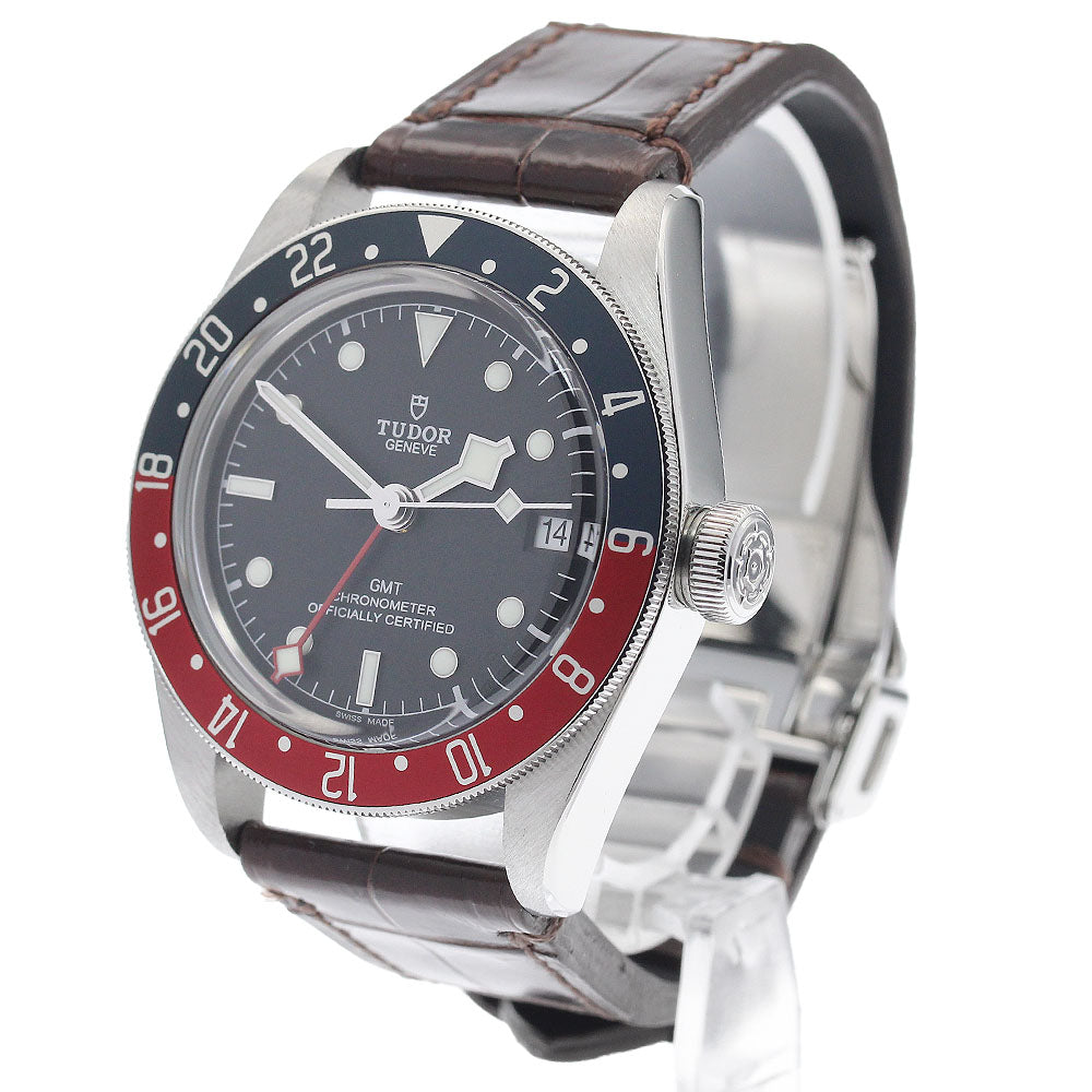 TUDOR 79830RB Black Bay GMT Date Automatic Men's Watch Excellent Condition with Box and Warranty Card