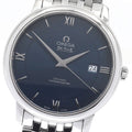 OMEGA 424.10.40.20.03.001 De Ville Prestige Co-Axial Date Automatic Men's Watch Excellent Condition with Inner Box and Warranty Card.