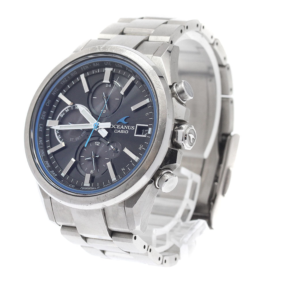 CASIO OCW-T4000-1AJF Oceanus Classic Line Day-Date Solar Radio-Controlled Men's Watch (Comes with Box and Warranty)