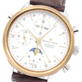 MAURICE LACROIX LC6078 Le Classique YG Bezel Chronograph Automatic Men's Watch (Good Condition)