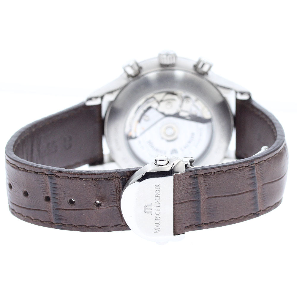 MAURICE LACROIX LC6078 Le Classique YG Bezel Chronograph Automatic Men's Watch (Good Condition)
