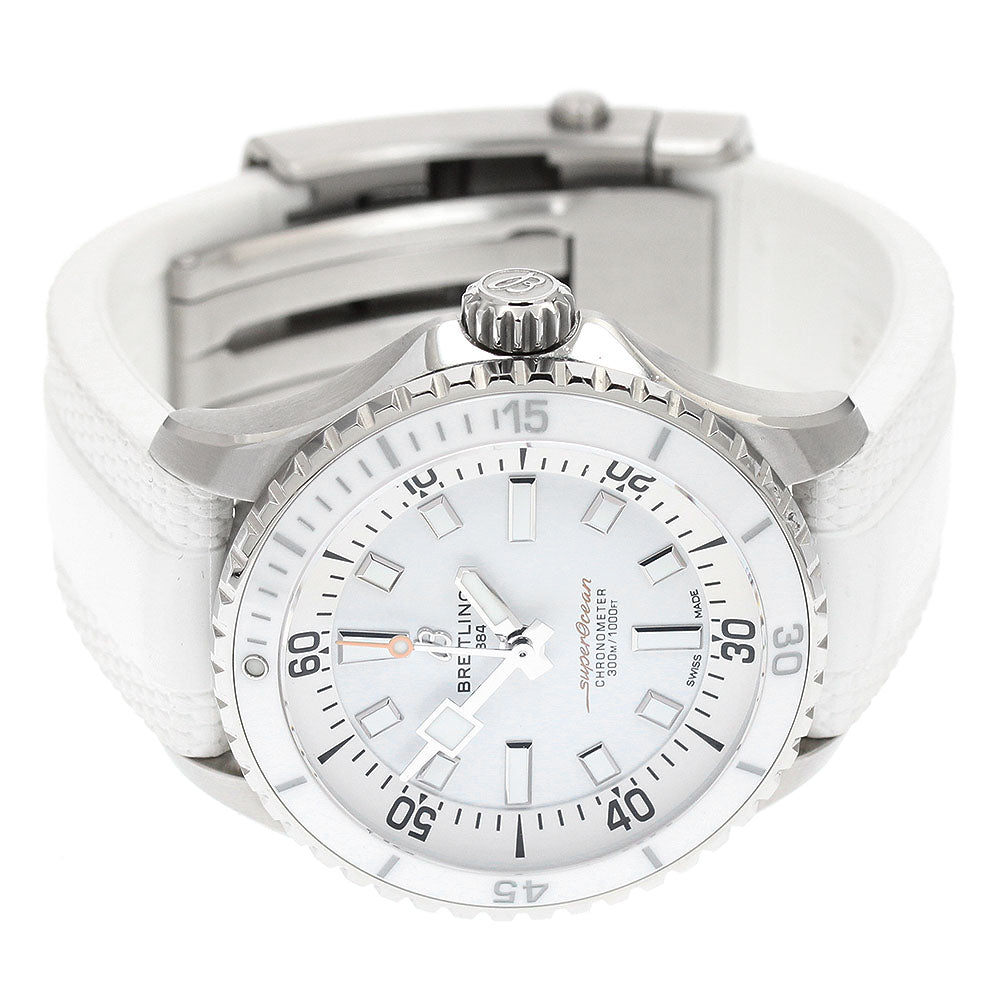 BREITLING A17377 Superocean Automatic 36 Automatic Winding Boys' Watch with Inner Box and Warranty Card