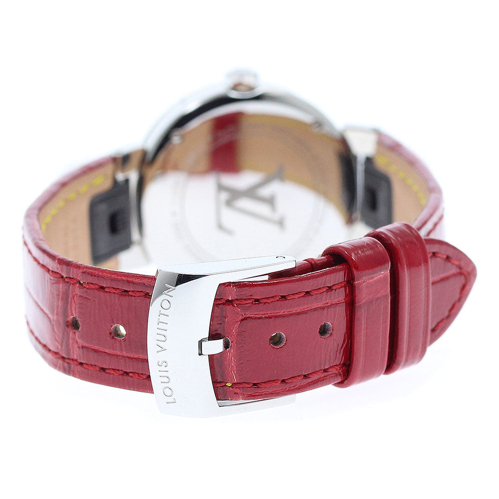 LOUIS VUITTON Q8J10 Tambour Moonstar Quartz Women's Watch (Good Condition)