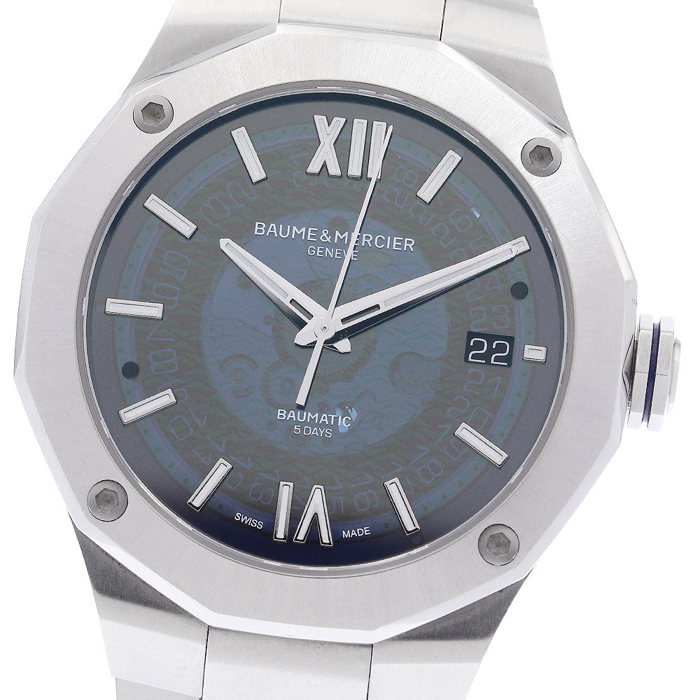 Baume & Mercier 65899/M0A10616 Riviera Baumatic Date Automatic Men's Watch with Box and Warranty Card