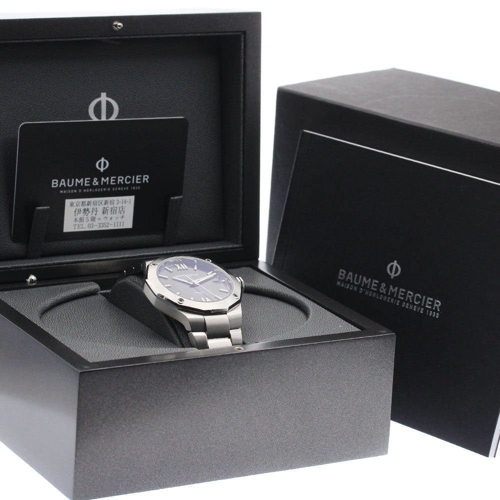 Baume & Mercier 65899/M0A10616 Riviera Baumatic Date Automatic Men's Watch with Box and Warranty Card