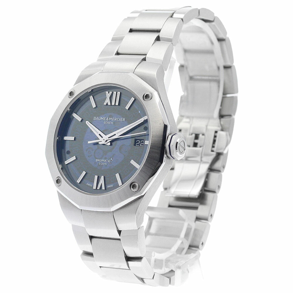 Baume & Mercier 65899/M0A10616 Riviera Baumatic Date Automatic Men's Watch with Box and Warranty Card