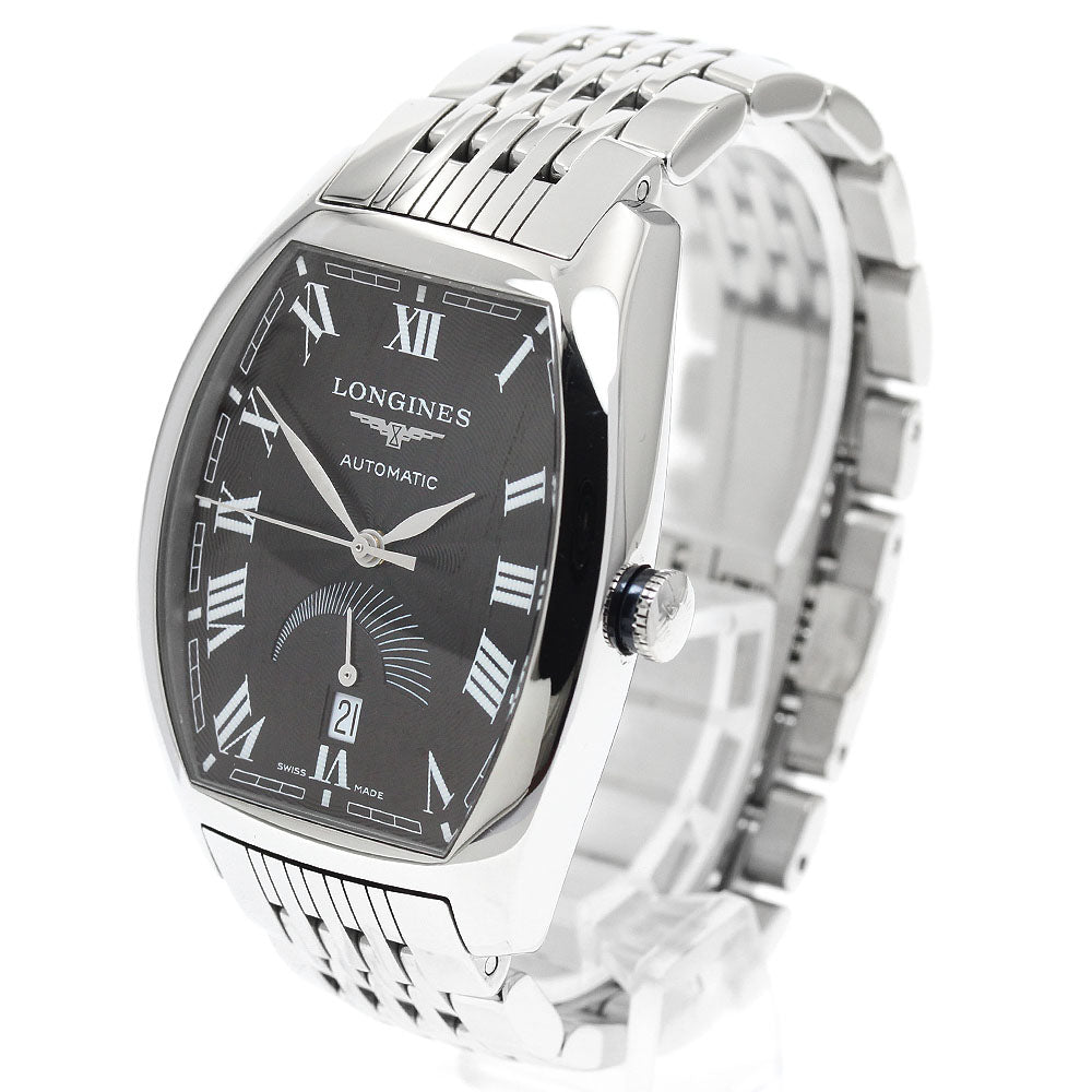 LONGINES L2.672.4 Evidenza Power Reserve Date Automatic Men's Watch (Good Condition)