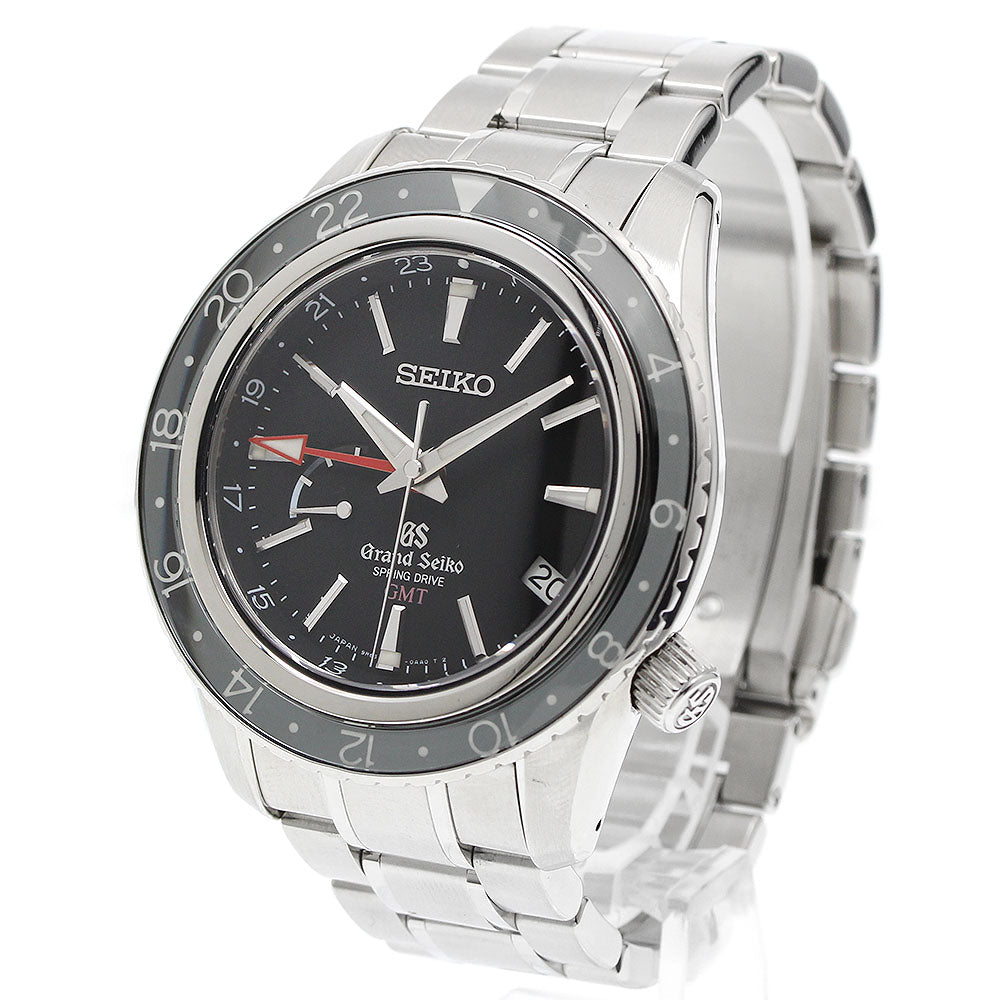 SEIKO SBGE201/9R66-0AA0 Grand GMT Power Reserve Date Spring Drive Men's Watch (Good Condition)