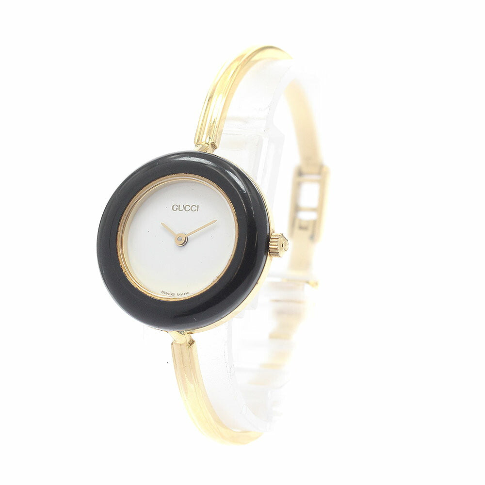 GUCCI 11/12.2 Changeable Bezel Quartz Ladies Watch with Inner Box
