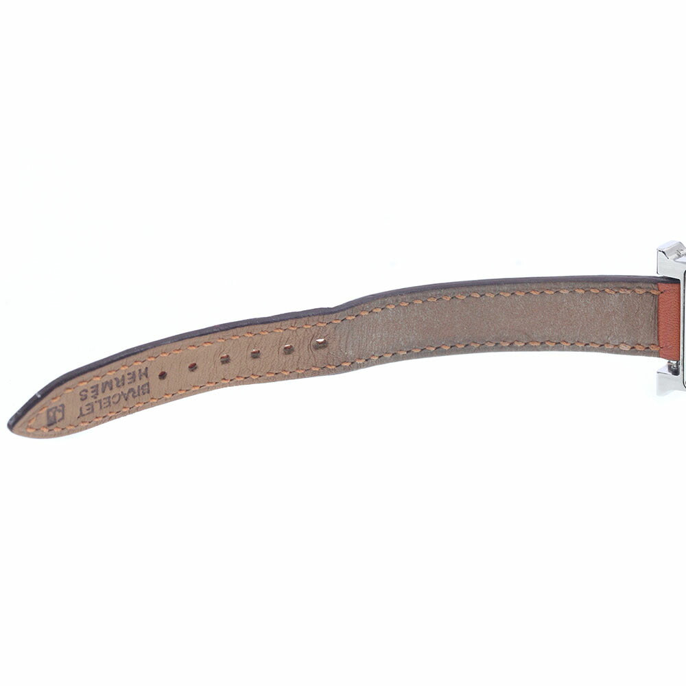 HERMES HH1.210 H-Watch Quartz Ladies' Watch with Inner Box and Warranty Card