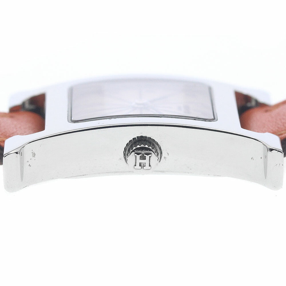 HERMES HH1.210 H-Watch Quartz Ladies' Watch with Inner Box and Warranty Card
