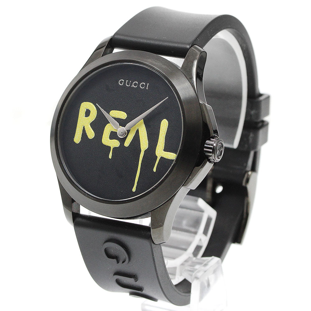 GUCCI 126.4/YA1264017 G-Timeless Ghost Quartz Men's Watch Excellent Condition with Box and Warranty Card