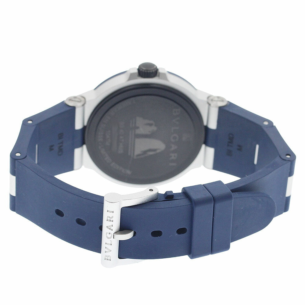 BVLGARI BB40ATHMS/103815 Aluminum Capri Date Automatic Men's Watch Excellent Condition with Inner Box