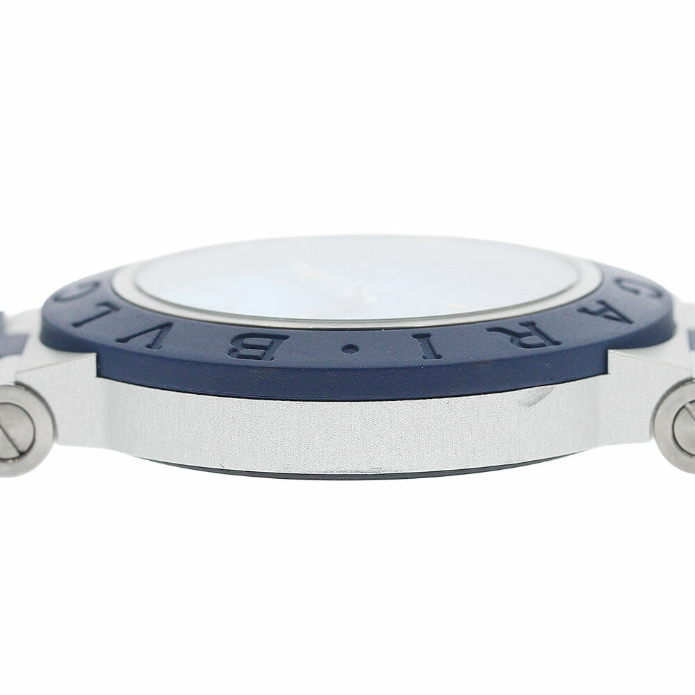 BVLGARI BB40ATHMS/103815 Aluminum Capri Date Automatic Men's Watch Excellent Condition with Inner Box