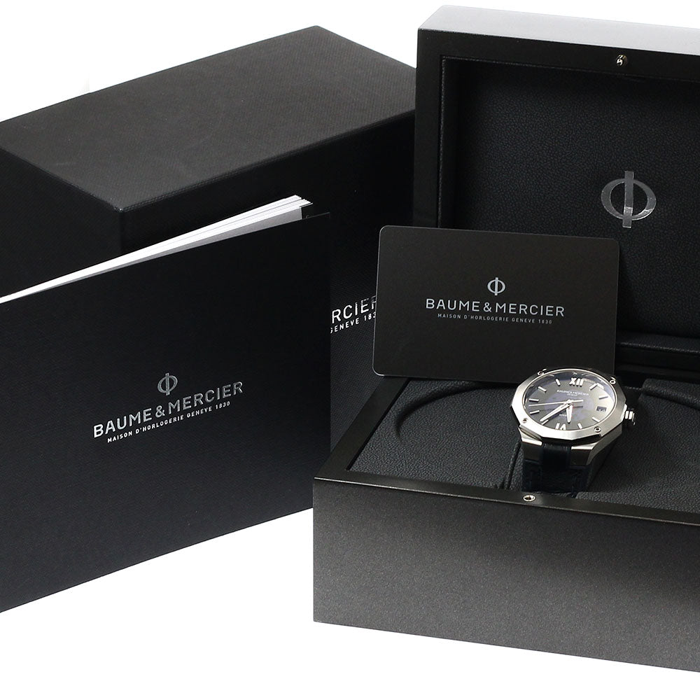 Baume & Mercier M0A10714 Riviera Baumatic Date Automatic Men's Watch Excellent Condition with Box and Warranty Card
