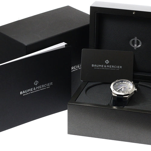 Baume & Mercier M0A10714 Riviera Baumatic Date Automatic Men's Watch Excellent Condition with Box and Warranty Card