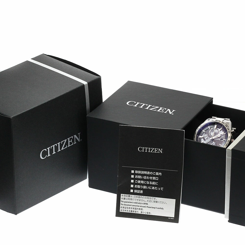 CITIZEN AT8181-63E/H800-T025862 Attesa Eco-Drive Solar Radio-Controlled Men's Watch Excellent Condition with Box and Warranty.