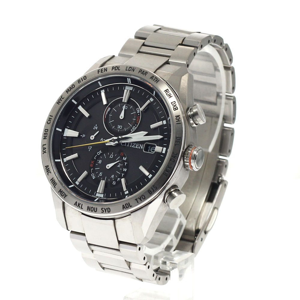 CITIZEN AT8181-63E/H800-T025862 Attesa Eco-Drive Solar Radio-Controlled Men's Watch Excellent Condition with Box and Warranty.
