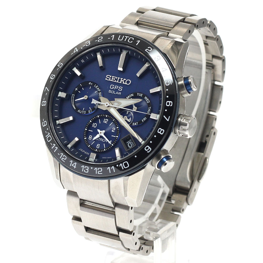 SEIKO SBXC015/5X53-0AE0 Astron Day-Date Solar Radio-Controlled Men's Watch Excellent Condition with Box and Warranty.