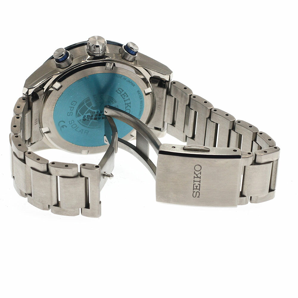 SEIKO SBXC015/5X53-0AE0 Astron Day-Date Solar Radio-Controlled Men's Watch Excellent Condition with Box and Warranty.