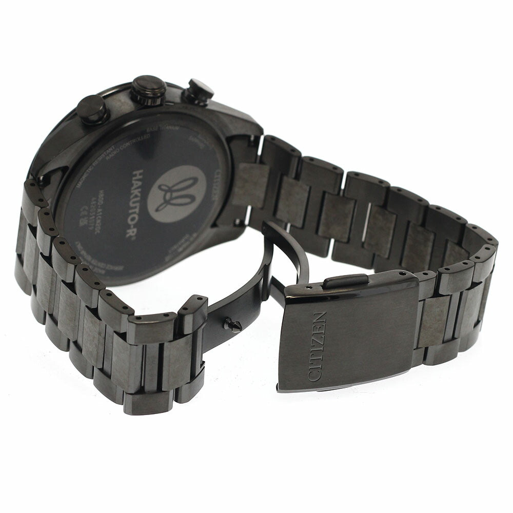 CITIZEN AT8287-62E/H800-A1CN20C Attesa ACT Line HAKUTO-R Solar Radio Controlled Men's Watch Excellent Condition with Box