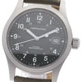 HAMILTON H694190 Khaki Field Date Manual Winding Men's Watch (Good Condition)