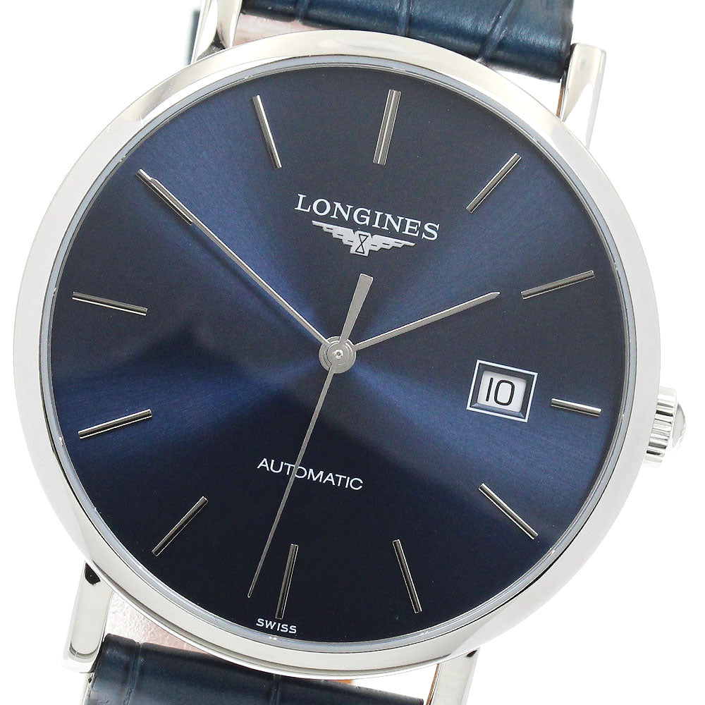 LONGINES L4.910.4 Elegant Date Automatic Men's Watch Excellent Condition with Box and Warranty Card
