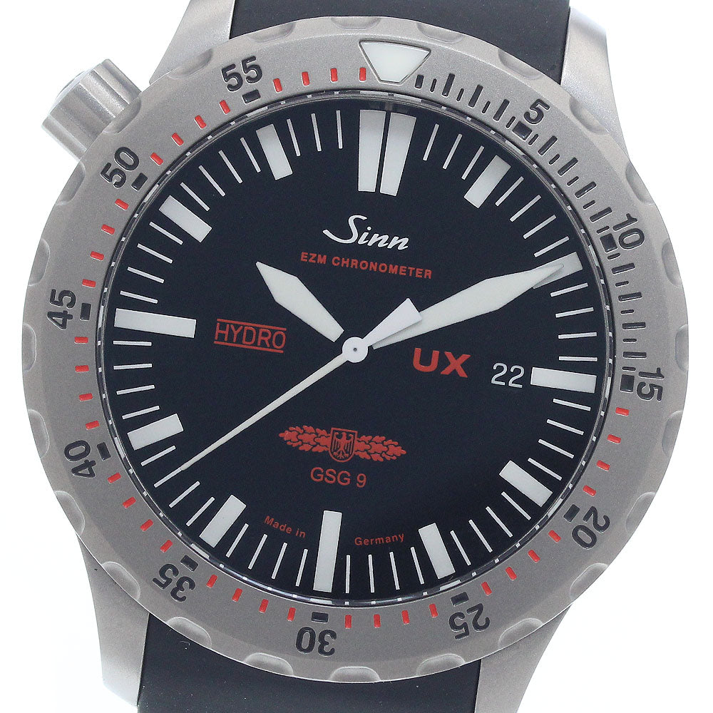Sinn 403 UX.GSG9 EZM2B Date Quartz Men's Watch Excellent Condition with Box and Warranty Card.
