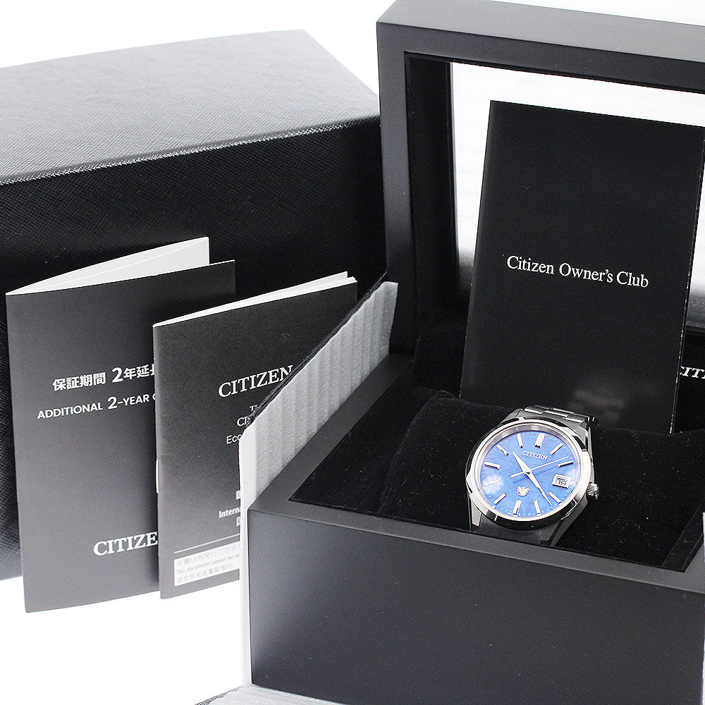 CITIZEN AQ4100-57M/A060-A1CT403 The World Limited Edition of 250 Pieces Solar Men's Watch Excellent Condition with Box and Warranty Card