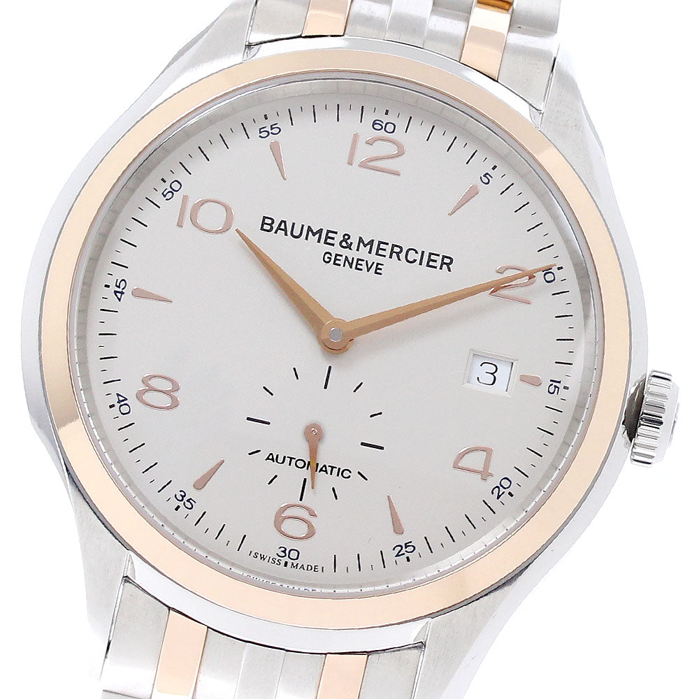 Baume & Mercier 65745/M0A10140 Clifton Small Seconds Automatic Men's Watch Excellent Condition with Box and Warranty Card.