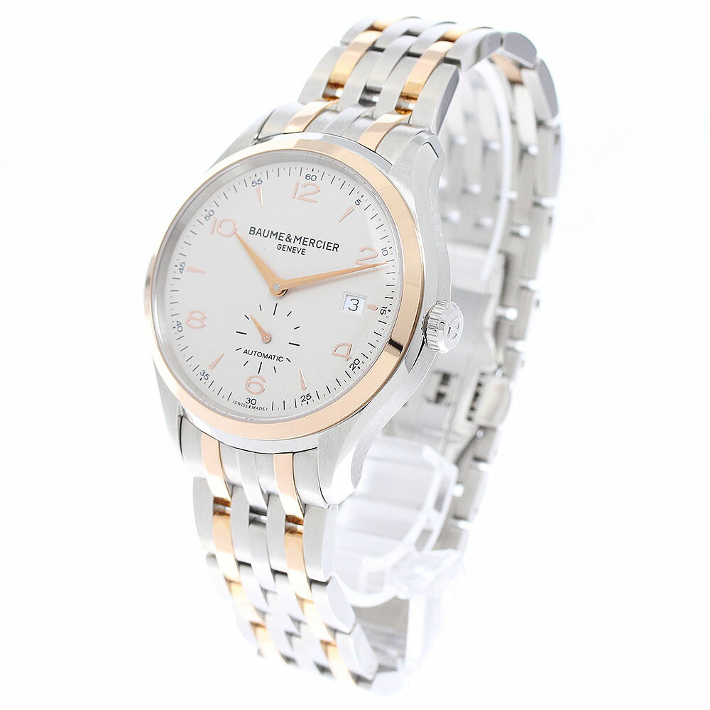 Baume & Mercier 65745/M0A10140 Clifton Small Seconds Automatic Men's Watch Excellent Condition with Box and Warranty Card.