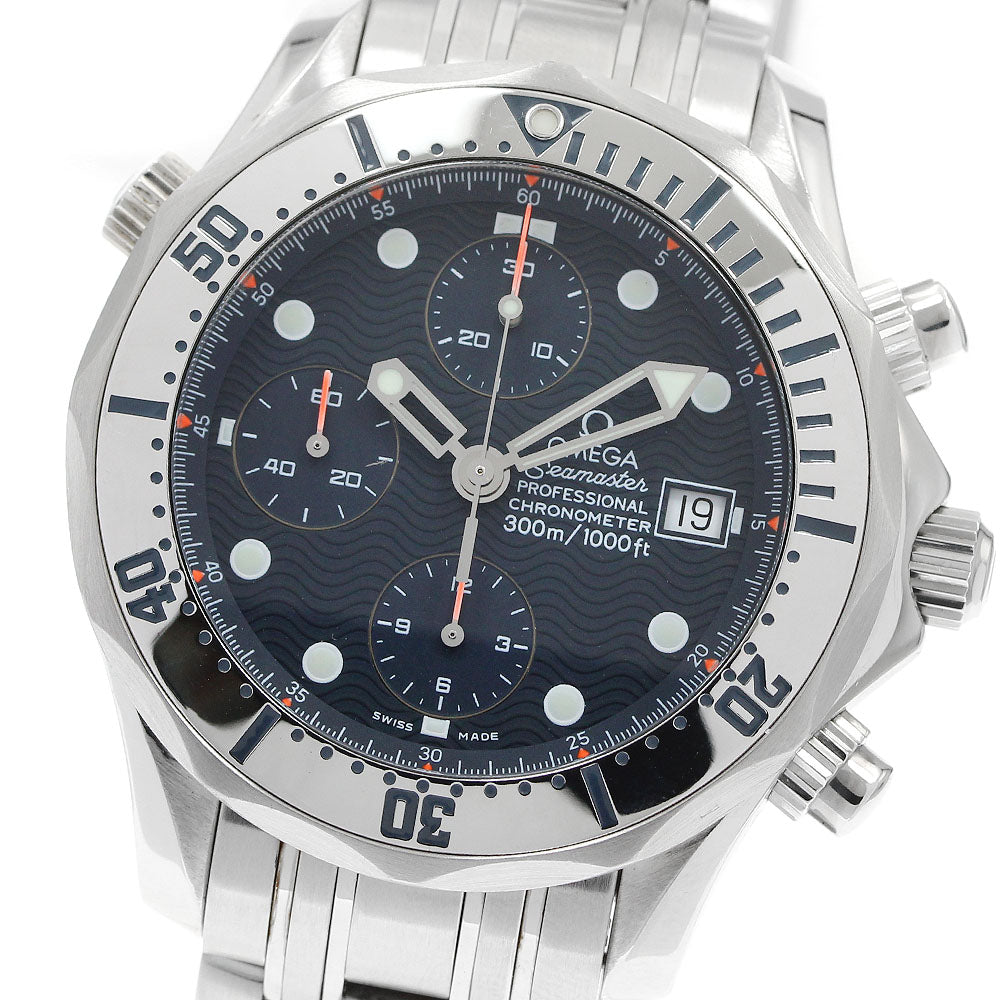 OMEGA 2598.80 Seamaster 300 Date Chronograph Automatic Men's Watch Excellent Condition with Warranty.